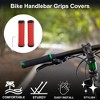 Unique Bargains Bike Handlebar Grips Covers 5.04" Red 1 Set - 2 of 4