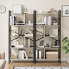 5 Tier Bookshelves with Storage, 61 Inch Tall Industrial Book Shelf with Open Display Bookshelves - 4 of 4