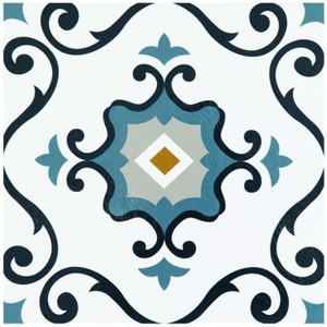 Kate Aurora Retro Slate 12”x12” Peel ‘N’ Stick Self Adhesive Vinyl Floor Tiles Pack Of 20 - 1 of 4