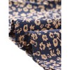 INSPIRE CHIC Women's Print Floral Peasant Elastic Waist A-Line Midi Skirts - 4 of 4