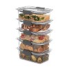 LunaLulinlk Food Storage Containers, 3.2 Cup 5 Pack, Leak-Proof, BPA Free, Clear Tritan Plastic - 2 of 4