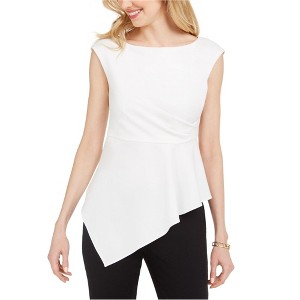 Adrianna Papell Womens Solid Sleeveless Blouse Top - 1 of 1