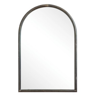 36" x 24" Decorative Wall Mirror Gray - 3R Studios