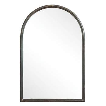36" x 24" Decorative Wall Mirror Gray - Storied Home