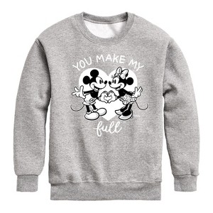 Boys' - Disney - Mickey & Friends Graphic Long Sleeve Fleece Sweatshirt - 1 of 4