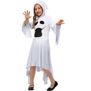 HalloweenCostumes.com Girl's Gorgeous Ghost Costume - 1 of 2