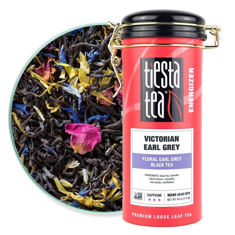 Tiesta Tea Victorian Earl Grey, Black Loose Leaf Tea Tin - 4oz, 1 of 4