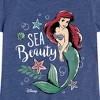 Girls' - Disney Princess - Ariel Sea Beauty Fitted Short Sleeve Graphic T-Shirt - 2 of 4