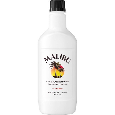 Malibu Coconut Rum - 750ml Plastic Bottle