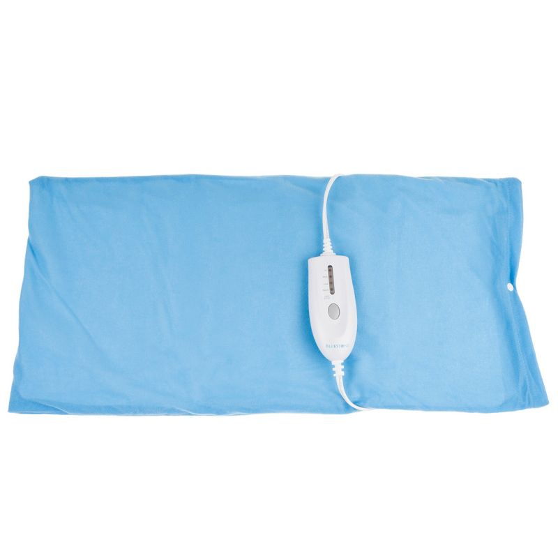 XL Heat Pad Blanket- Electric Moist/Dry Heating Mat with 9 foot AC Power Cable and 4 Remote Controlled Temperature Settings by Fleming Supply, 2 of 5