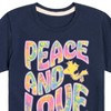 Boys' - Peanuts - Peace & Love Woodstock Short Sleeve Graphic T-Shirt - 2 of 4