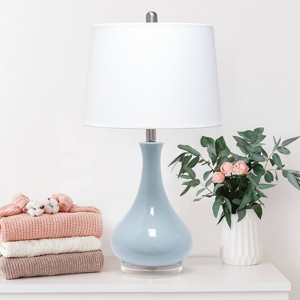 Droplet Table Lamp with Fabric Shade - Lalia Home - 1 of 4