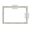 Amanti Art Dove Gray Wash Narrow Framed Magnetic Dry Erase Board - 4 of 4