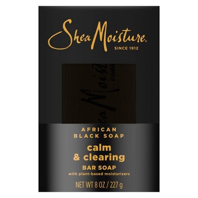 SheaMoisture Calm & Clearing Bar Soap - African Black Soap - 8oz