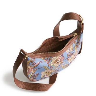 Vera Bradley Women's Oxford Canvas Springbrook Sling Crossbody Bag Begonia Fields — фото 2