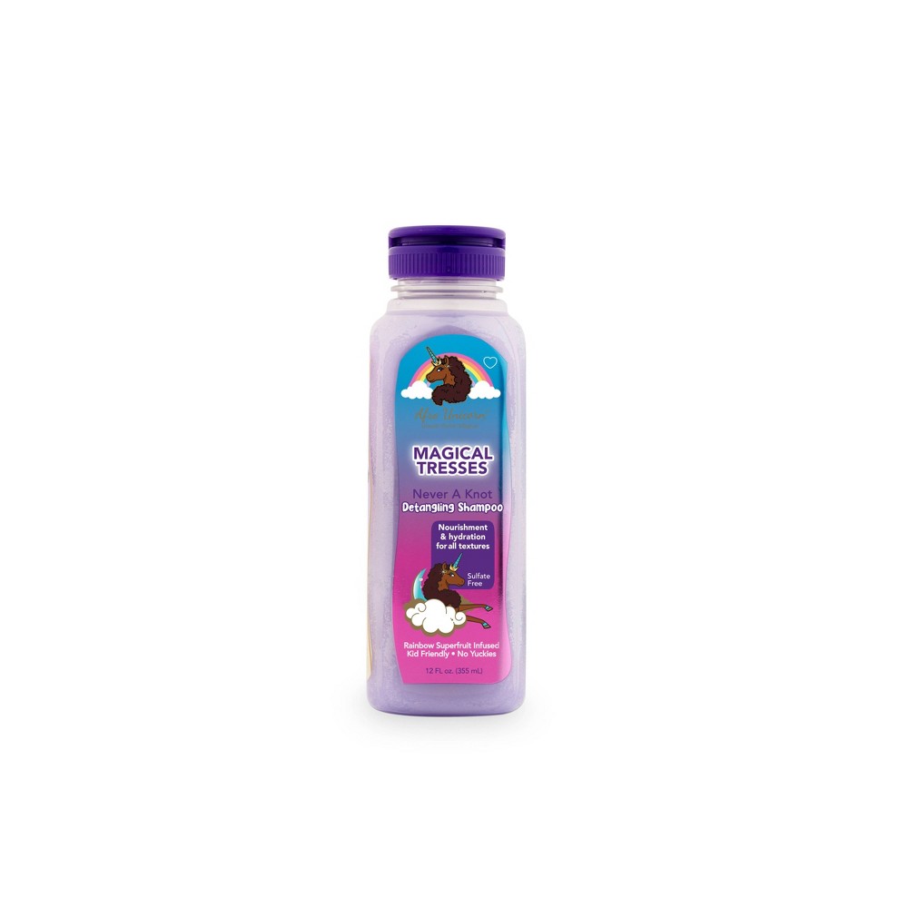 Photos - Hair Product Afro Unicorn Never A Knot Detangling Shampoo - 12 fl oz