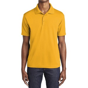 Mafoose Men's Short Sleeve PosiCharge Ultra-Fine Flat Back RacerMesh Polo Shirt - 1 of 4