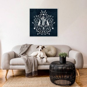 Amanti Art Rabbits and Mushrooms V by Katie Oshea Framed Wall Art Print - 1 of 4