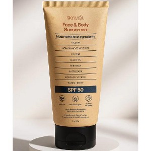 Sky & Sol 1Pack/2Pack Face & Body Sunscreen SPF 50 3oz Reef Safe, Organic Natural Tallow &  Zinc Oxide Sunblock Hydrating, Non-Greasy, Water Resistant - 1 of 4