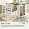 CENGHU 5-Piece Multi-Functional Dining Table Set for 4 , Kitchen Table with Padded Chairs, for Dining Room - 4 of 4