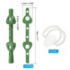 Unique Bargains Plastic Magnet Durable Corsage Brooches Sewing Pins and Needles Green 15 Pairs - 2 of 4
