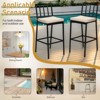 Karl Home | Metal Frame Patio Bar Chair with Cushion (Set Of 2) - 4 of 4