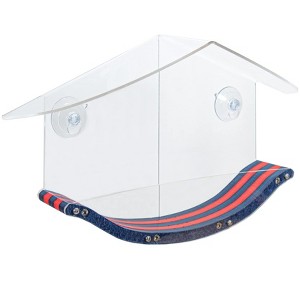 JCS Wildlife Swoop Window Bird Feeder - Holds 2 Cups - 1 of 4