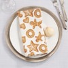 Saro Lifestyle Gingerbread Design Table Napkins (Set of 4), Brown, 20"x20" - 4 of 4
