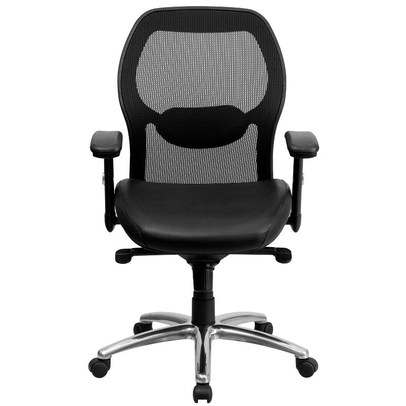 Emma and Oliver Mid-Back Super Mesh Executive Swivel Office Chair, Knee Tilt Control, 4 of 6