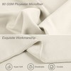 PiccoCasa 90 GSM Solid Soft Envelope closure Microfiber Body Pillowcase - 3 of 4