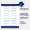 Avery Labels, 1" x 2-5/8", Glossy White, Blue Border w/ Gold Dots, 160ct - 3 of 4