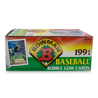 Topps Mlb 1991 Bowman Baseball Card Bubble Gum Box 36 Packs Target