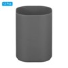 Unique Bargains Plastic Large Capacity Round Makeup Brush Pencil Holder 3 Pcs - 3 of 4