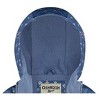 OshKosh B'Gosh Little Girls' Midweight Floral Fleece Lined Jacket, Chambray, 5/6 - 3 of 3