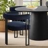 5 Piece Dining Set for 4,Extendable Wood Dining Table with 4 Upholstered Velvet Dining Chairs with Arm for Dining Room,Kitchen-Maison Boucle - 4 of 4