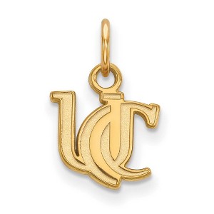 Black Bow Jewelry 14k Yellow Gold Plated Sterling Silver Cincinnati Bearcats NCAA Extra Small Pendant - 1 of 3
