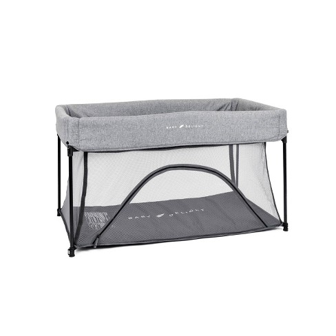 Pamo Babe Travel Foldable Portable Bassinet Baby Infant Comfortable Play  Yard Crib Cot With Soft Mattress, Breathable Mesh Walls, And Carry Bag,  Gray : Target