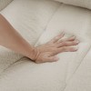 38.1 "Teddy fabric sofa, modern lounge chair, upholstered with a pillow, apartment, office, living room and bedroom - 3 of 4