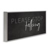Stupell Industries Sassy Please Stop Talking, 30" x 13" - 3 of 4