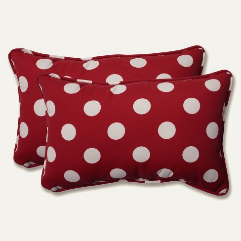 Polka dot 2025 outdoor pillows