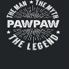 Rerun Island Men's The Man The Myth Pawpaw Short Sleeve Graphic Cotton T-Shirt - 2 of 3