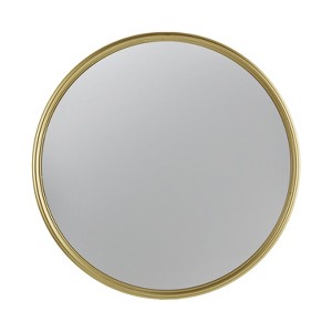 Dexmalle Gold Iron Round Wall Mirror - 1 of 4