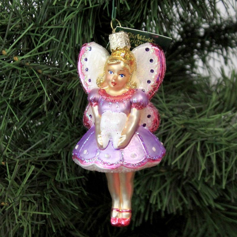 Old World Christmas 5.0 Inch Tooth Fairy Childhood Fantasy Figure Tree Ornaments, 2 of 4