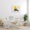 Stupell Industries Futuristic Yellow Cloud Abstraction Fluid Shape Distortion Canvas Wall Art - 2 of 4