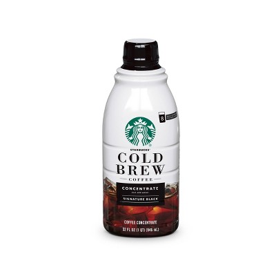 Starbucks Cold Brew Coffee — Signature Black — Multi-Serve Concentrate — 1 bottle (32 fl oz.)