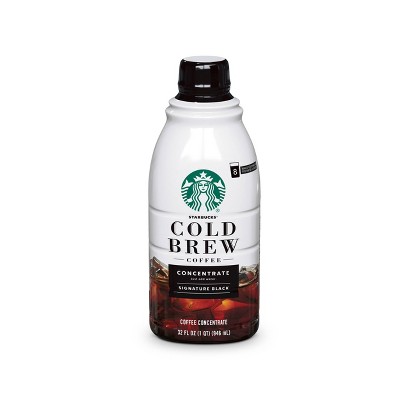 Starbucks Cold Brew Coffee — Signature Black — Multi-Serve Concentrate — 1 bottle (32 oz.)