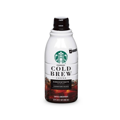 Starbucks Cold Brew Concentrate Black 32oz Target