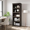 Tier Bookcase, Farmhouse Book Shelf with Storage Open Display Bookshelves - 4 of 4