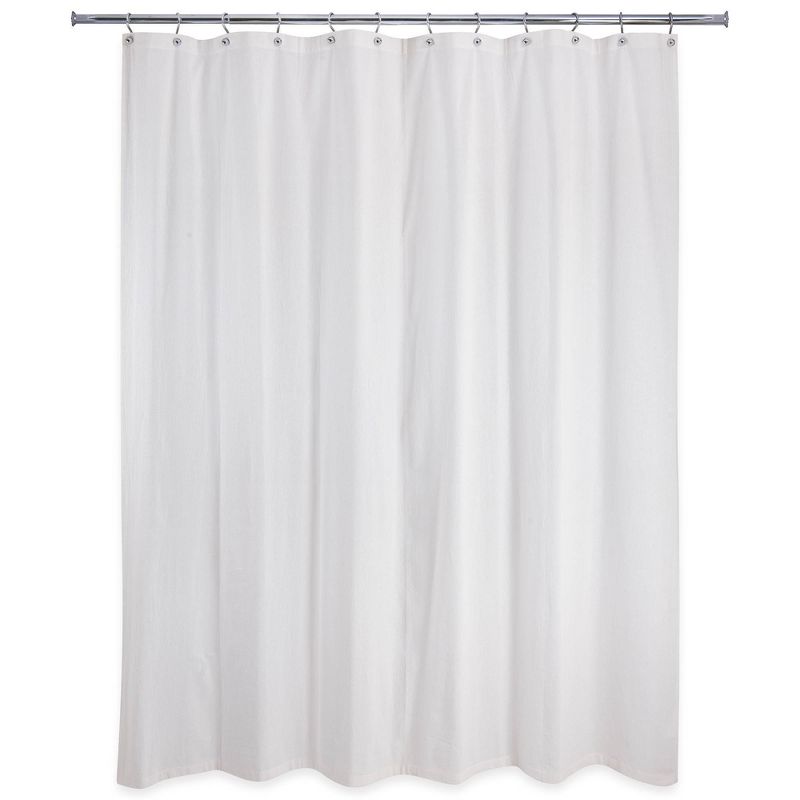 Washed Cotton Shower Curtain - Allure Home Creation, 1 of 9