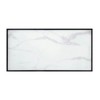 Metal 3-Piece Coffee and End Table Set with Tempered Glass Top and Modern Design for Living Room - 4 of 4
